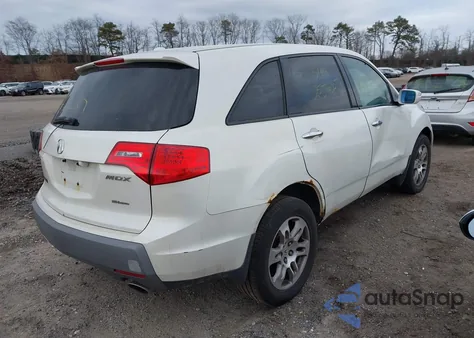 2008 Acura Mdx Technology Package z USA, uszkodzony, nr VIN 2HNYD28388H530512